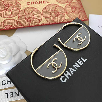 Chanel Hoop Earring Gold