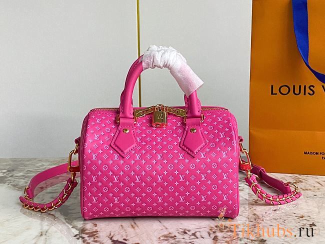 Louis Vuitton LV Speedy Bandoulière 20 H27 Pink 20.5 x 13.5 x 12 cm - 1