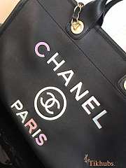 Chanel Shopping Tote Black 30x50x22cm - 5