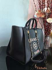 Chanel Shopping Tote Black 30x50x22cm - 3