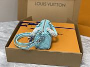 Louis Vuitton LV Nano Speedy Blue 16 x 10 x 7.5 cm - 6