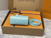 Louis Vuitton LV Nano Speedy Blue 16 x 10 x 7.5 cm - 4