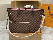 Louis Vuitton LV Braided Neverfull MM Damier 31 x 28 x 14 cm - 1