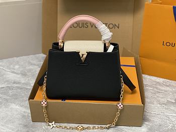 Louis Vuitton LV Capucines Black Pink BB 27 x 18 x 9 cm