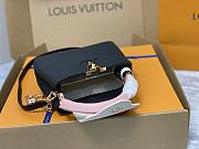 Louis Vuitton LV Capucines Black Pink Mini 21x14x8cm - 6