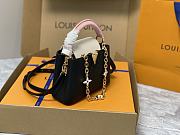 Louis Vuitton LV Capucines Black Pink Mini 21x14x8cm - 5