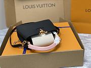 Louis Vuitton LV Capucines Black Pink Mini 21x14x8cm - 2