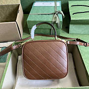 Gucci Blondie Top Handle Bag Brown 17x15x9cm - 4