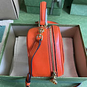 Gucci Blondie Top Handle Bag Orange 17x15x9cm - 6