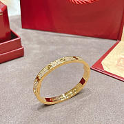 Cartier Diamond Paved Love Bracelet Gold - 2