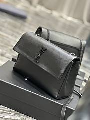 YSL West Hollywood Bag In Black 28x18x11cm - 5