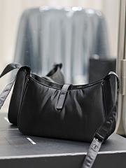 YSL Le 5 À 7 Bag Regenerated Nylon Black 25x15x6cm - 5