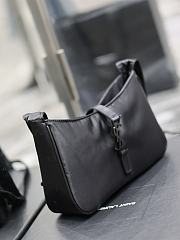 YSL Le 5 À 7 Bag Regenerated Nylon Black 25x15x6cm - 3