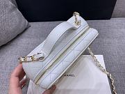 Chanel Vanity Case White Gold Limited Edition 17cm - 6