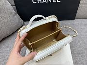 Chanel Vanity Case White Gold Limited Edition 17cm - 2