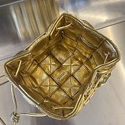 Bottega Veneta Mini Bucket Bag Gold 18x14x14cm - 5