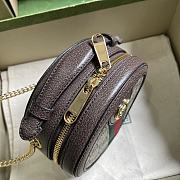 Gucci Ophidia Mini Chain Bag Brown 15x15x7cm - 5