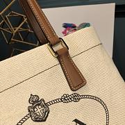 Prada Ensemble Canvas Tote White 33x24x13cm - 2