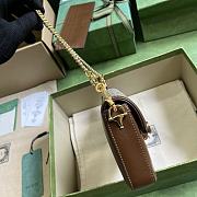 Gucci Horsebit 1955 Mini Bag Brown 21.5x12.5x3cm - 6