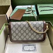 Gucci Horsebit 1955 Mini Bag Brown 21.5x12.5x3cm - 2