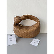 Bottega Veneta Jodie Mini Tote Bag Brown 23x28x8cm - 1