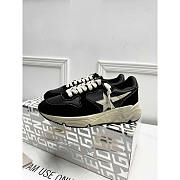 GGDB Running Sole Suede And Leather Sneakers Black - 5