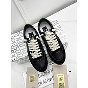 GGDB Running Sole Suede And Leather Sneakers Black - 3