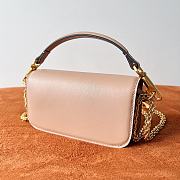 Valentino Loco Small Shoulder Bag With Jewel Logo Nude 20x11x5cm - 3