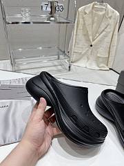 Balenciaga Women'S Crocs Mule In Black - 6