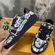 Louis Vuitton LV Trainer Black White - 1