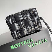 Bottega Veneta Mini Bucket Bag Black 18x14x14cm - 5