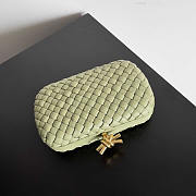 Bottega Veneta Knot Light Green 20x12x5.5cm - 3