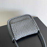 Bottega Veneta Cobble Shoulder Grey Bag 27x20x9cm - 4