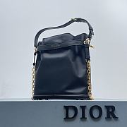 Dior Medium C'est Black Bag 24x10x24.5cm - 4