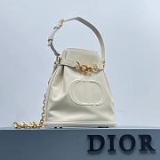 Dior Medium C'est Bag White 24 x 10 x 24.5 cm - 5