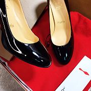 Christian Louboutin Black Patent Heel 8.5cm - 3