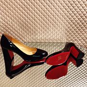 Christian Louboutin Black Patent Heel 8.5cm - 5