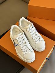 Louis Vuitton LV Time Out White Blue Sneaker - 4