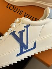 Louis Vuitton LV Time Out White Blue Sneaker - 2