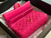 Chanel Medium Flap Bag Pink 25cm - 4