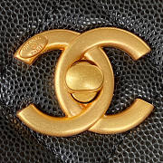 Chanel Hobo Black Caviar Gold Bag 24.5x21.5x8cm - 3