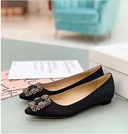 Manolo Blahnik Ballerinas Black - 1