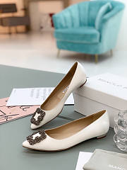 Manolo Blahnik Ballerinas White - 3