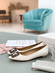 Manolo Blahnik Ballerinas White - 2