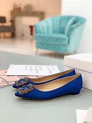 Manolo Blahnik Ballerinas Blue - 3