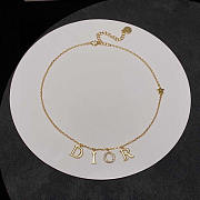 Dior Evolution Necklace Gold-Finish Metal and White Crystals - 1