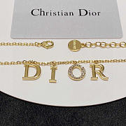 Dior Evolution Necklace Gold-Finish Metal and White Crystals - 4