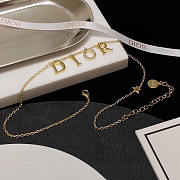 Dior Evolution Necklace Gold-Finish Metal and White Crystals - 3