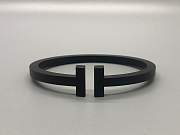 Tiffany T Square Black Bracelet - 1