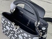 Louis Vuitton LV Capucines BB Black White 27 x 18 x 9 cm - 3